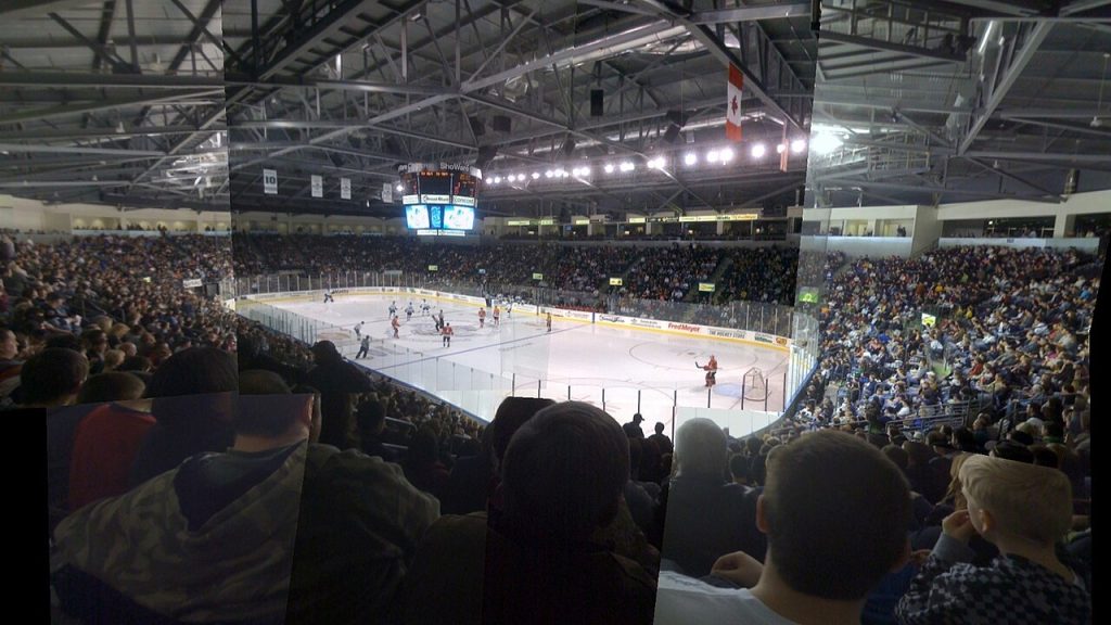Record crowd of 6,000+, Feb 2009, Thunderbirds vs. Winterhawks